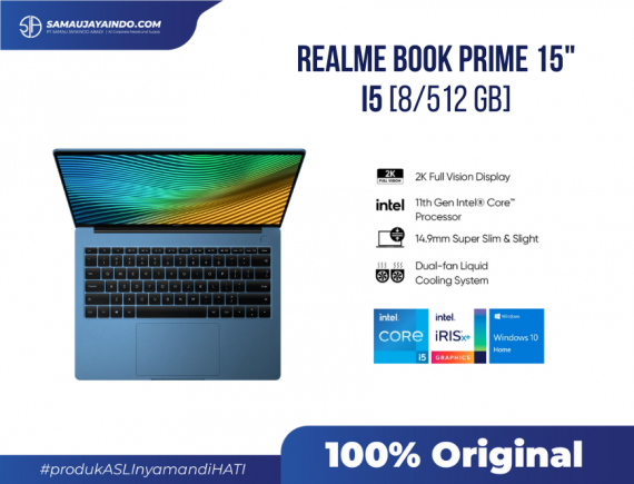 Realme Book Prime 15 i5 8/512 GB - Real Grey/Real Green/ Real Blue