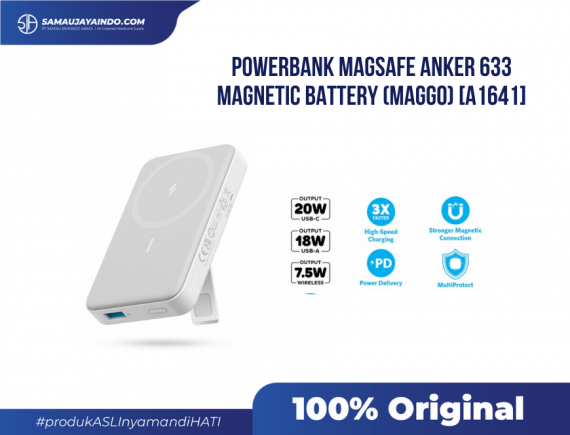 ANKER - Powerbank Magsafe Anker 633 Magnetic Battery (MagGo) - A1641
