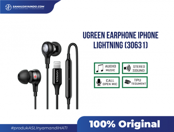 UGREEN Earphone Handsfree Iphone Lightning (30631)