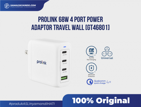 PROLINK Charger PD 4 Port GT46801 68W
