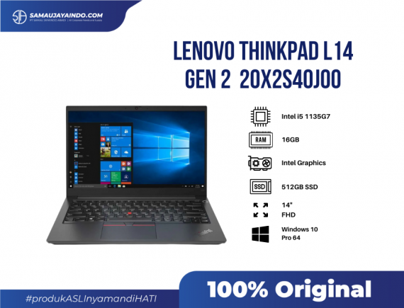 Lenovo Thinkpad L14 Gen 2 20X2S40J00