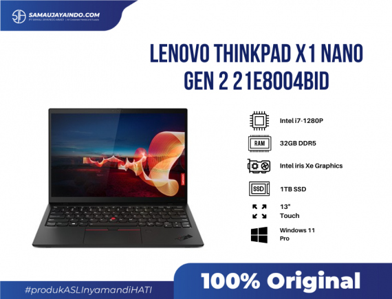 Lenovo ThinkPad X1 Nano Gen 2 21E8004BID