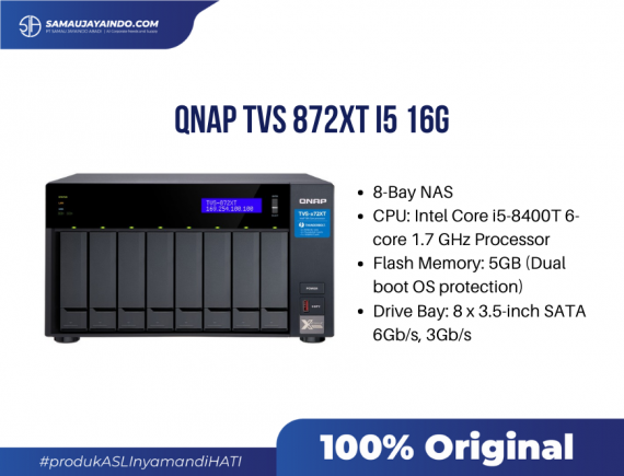 (Pre-Order 12 week after order) - QNAP TVS 872XT i5 16G