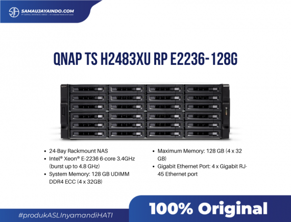 QNAP TS H2483XU RP E2236-128G