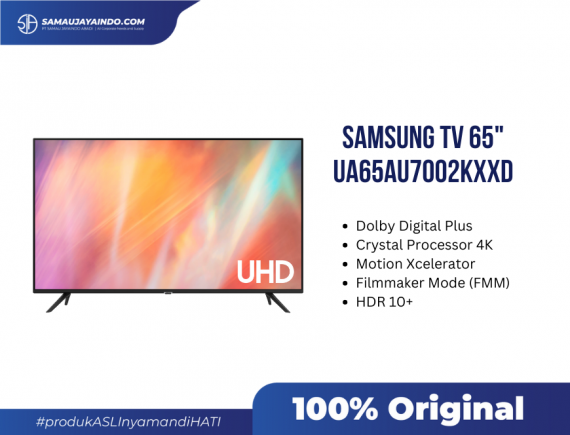 SAMSUNG 65'' UHD 4K Smart TV UA65AU7002KXXD