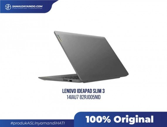 Lenovo IdeaPad Slim 3 14IAU7 82RJ005NID (Arctic Grey) - i5-1235U / 8GB RAM / 512GB SSD