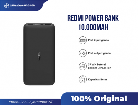 XIAOMI - Redmi Power Bank 10.000mAh