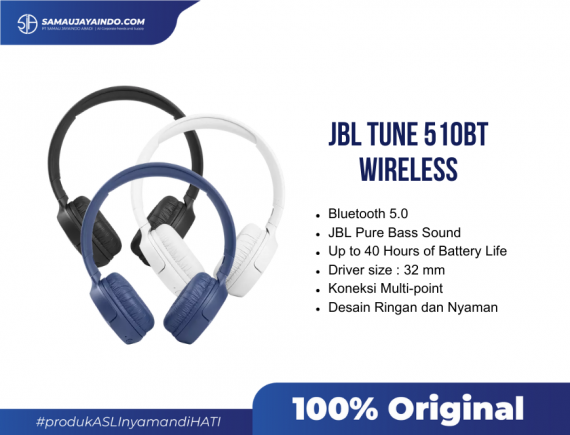 JBL Headphone Tune 510BT Wireless