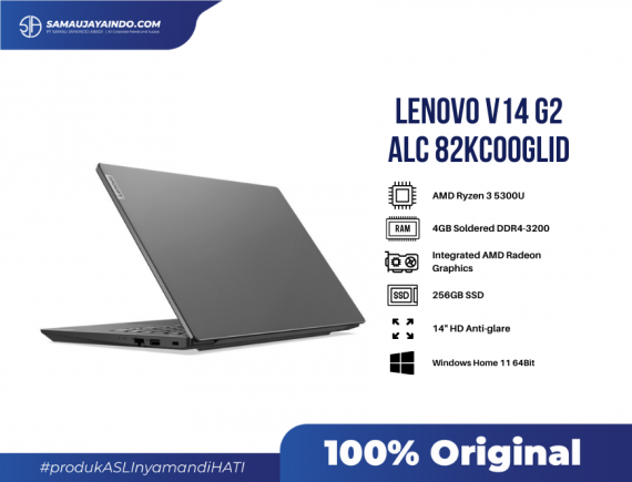 Lenovo V14 G2 ALC 82KC00GLID [AMD RYZEN 3 5300U, 4GB RAM, 256GB SSD]