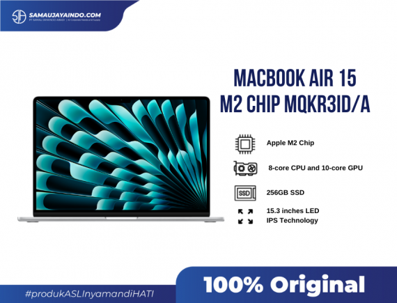 MacBook Air 15-inch MQKR3ID/A (M2/10C GPU/8GB/256GB) - Silver