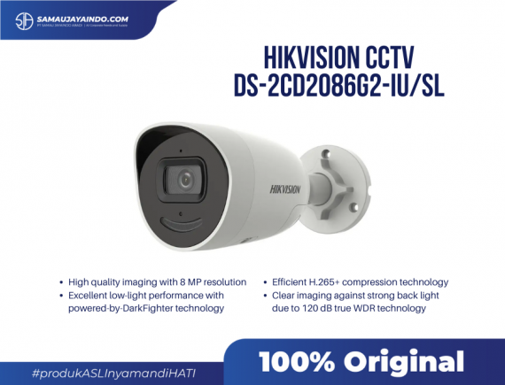 HIKVISION CCTV DS-2CD2086G2-IU/SL 8MP