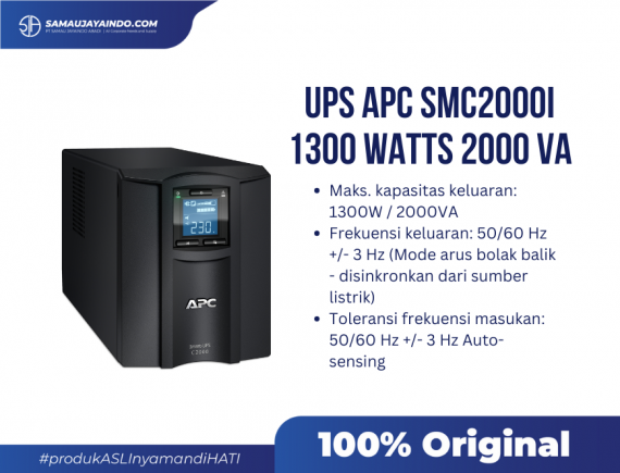 APC Smart-UPS SMC2000i 1300 Watts 2000 VA