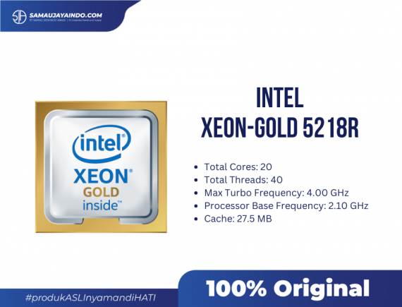 HPE ProLiant DL380 Intel Xeon-Gold 5218R (2.1GHz/20-core/125W) FIO Processor Kit Gen10 (P24466-L21)