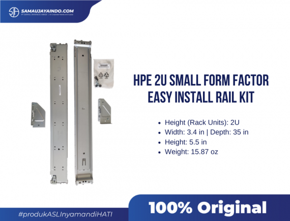 HPE 2U Small Form Factor Easy Install Rail Kit (733660-B21)