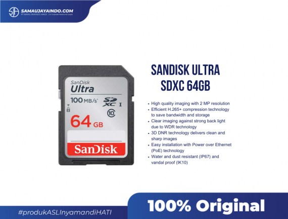 Sandisk Ultra SDXC 64GB - 140 mbs