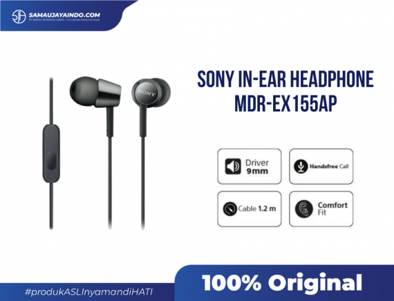 Sony In-ear Headphone MDR-EX155AP