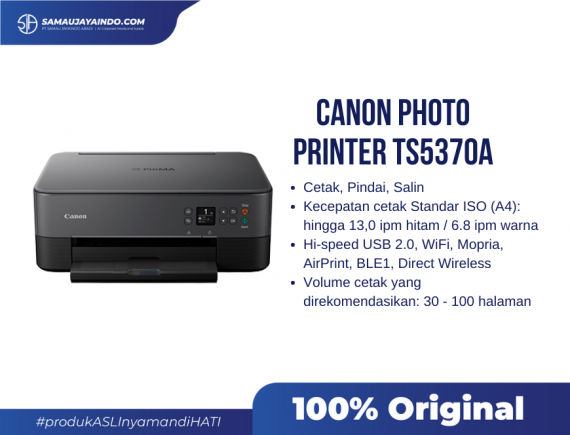 Canon PIXMA TS5370A InkJet Printer