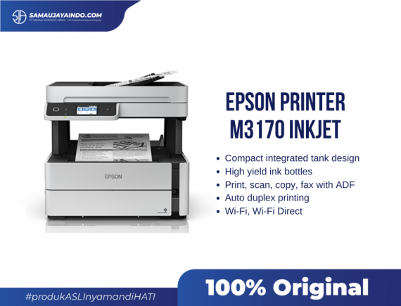Epson Printer M3170 Inkjet Monochrome All In One Ink Tank