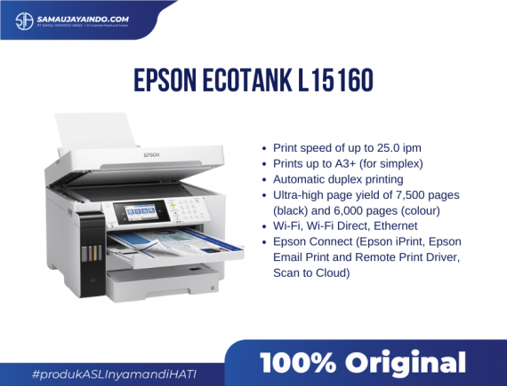 Epson EcoTank L15160 A3+ Multifungsi Wi-Fi Duplex All-in-One Printer