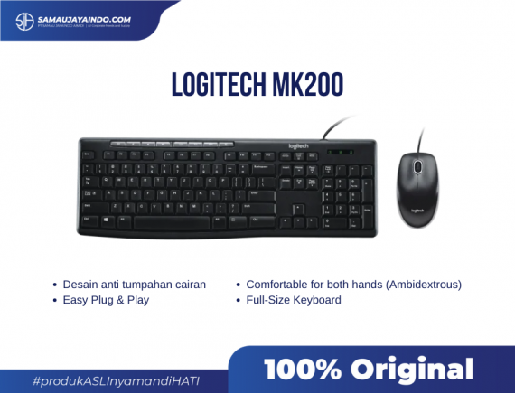 Logitech MK200 - Mouse & Keyboard Combo
