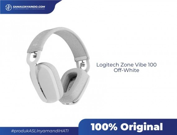 Logitech Zone Vibe 100 Headphone Wireless Bluetooth Noise Cancelling
