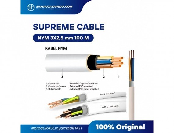 Supreme Cables NYM 3x2.5mm 100m