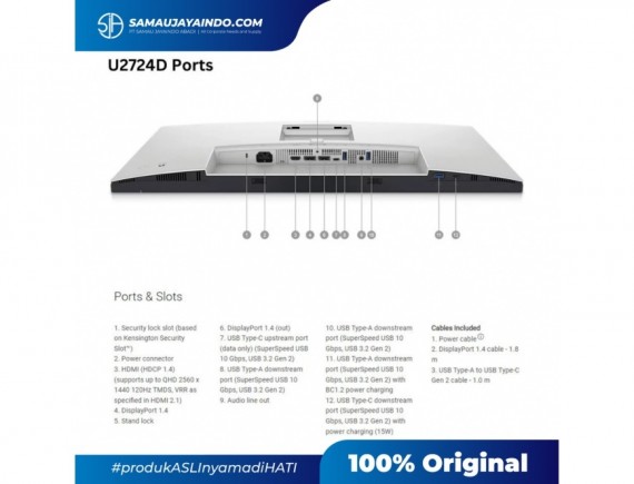 Dell Ultrasharp Monitor U2724D 27