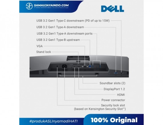 Dell P2725H 27 Inch Monitor IPS Full HD 100Hz